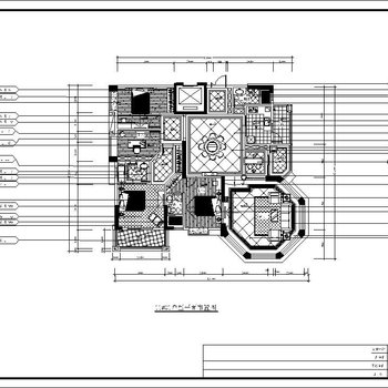 欧式景观园别墅CAD施工图