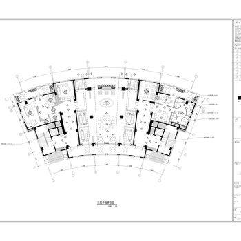 【牧笛设计】万科上海翡翠滨江二期售楼处|CAD施工图+材料表