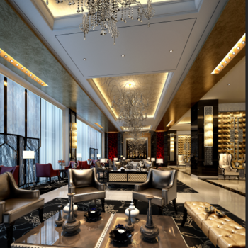 南京阿尔卡迪亚酒店|全套CAD施工图+效果图+物料+实景图
