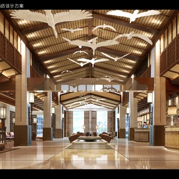 北京市怡景艾特--西昌邛海湾麓镇柏乐度假酒店|CAD施工图+效果图+物料