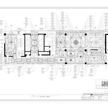 成都锦江国际大厦（法国餐厅+总统套房）CAD施工图