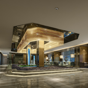 【YABU雅布】环球金融中心售楼部|CAD施工图+效果图|39.7M