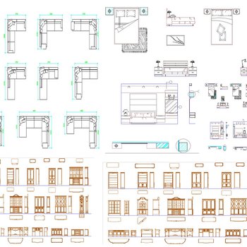 室内设计CAD精品素材图库