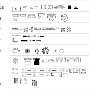 家具电器|CAD图块