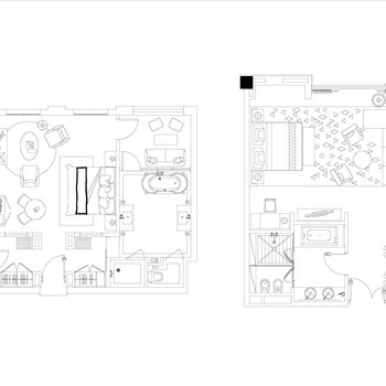 酒店套房|CAD施工图