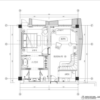 跃层图纸|CAD施工图