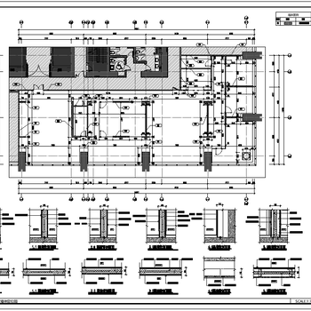 现代风格办公楼设计|CAD施工图+设计方案+效果图