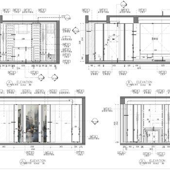 现代轻奢别墅设计|CAD施工图+实景图
