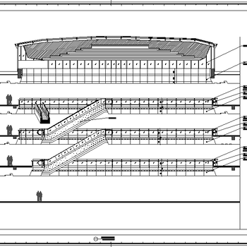 现代购物中心施工图|CAD施工图
