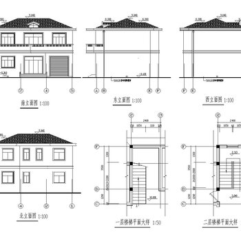 二层农村自建房砖混结构施工图- 建E网施工图下载网