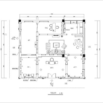 全屋定制门店展厅|CAD施工图