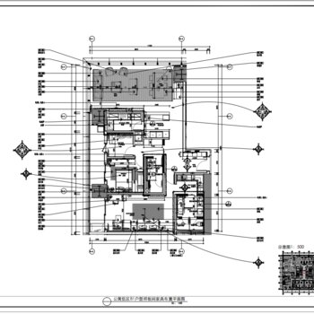 现代风格公寓样板间 |CAD施工图+软装方案+效果图+材料清单