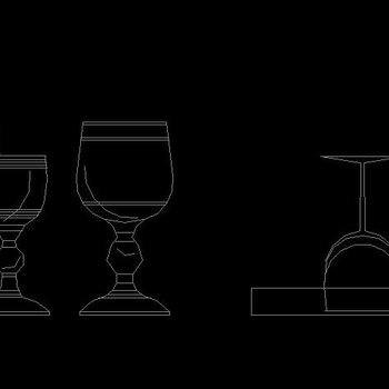 红酒 威士忌 酒瓶 酒杯 杯子 立面图库合集