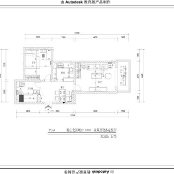 石景山杨庄北区12号楼1803|CAD施工图