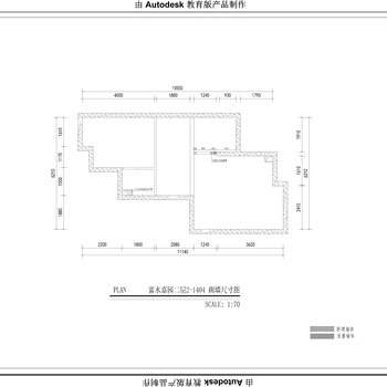 良乡富水嘉园样板房|CAD施工图