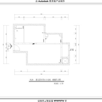 潞城前北营小区4-2-1202（71㎡）|CAD施工图