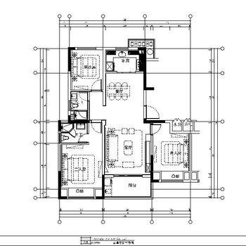 现代样板房深化设计方案|CAD施工图+效果图