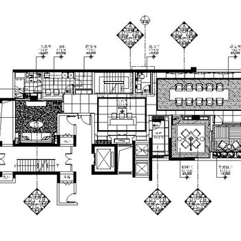 现代别墅设计方案|CAD施工图