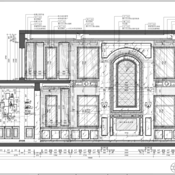 上海美兰湖欧式别墅|CAD施工图