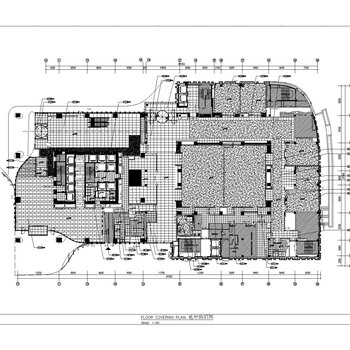 重慶希爾頓酒店|cad施工圖 方案 燈光圖