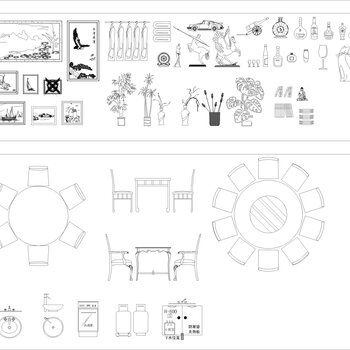 室内图库|CAD图块