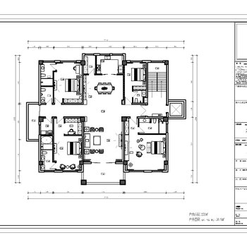 六层别墅|CAD施工图