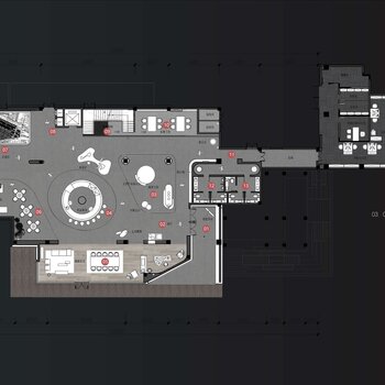 矩阵纵横-上海松江卓越·嘉秀洲售楼处|CAD施工图+效果图