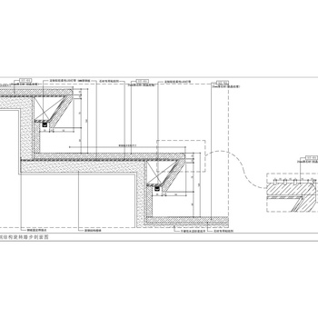 斜面台阶节点图|CAD施工图