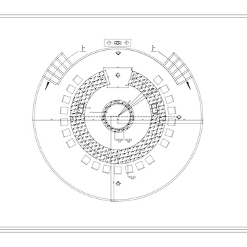 圆形水吧台|CAD施工图