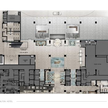 苏州希尔顿逸林酒店|CAD施工图+效果图+方案文本+物料表