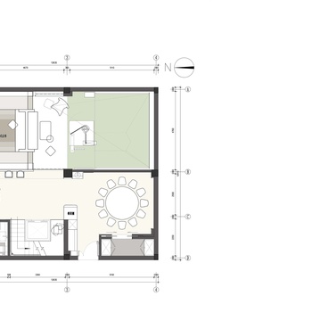 现代极简大宅施工图|CAD施工图+效果图