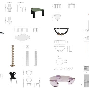 家具图库|CAD施工图