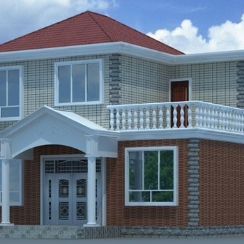 二层小别墅建筑|CAD施工图+效果图