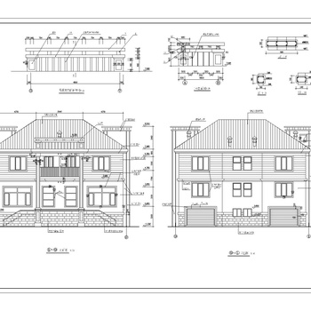 三层自建别墅|CAD施工图
