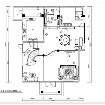 别墅住宅室内装修|CAD施工图