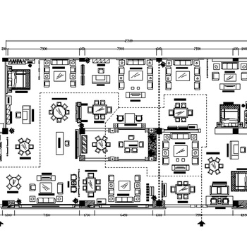 家具专卖店装修施工图|CAD施工图