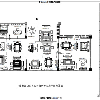 家具专卖店装修施工图|CAD施工图