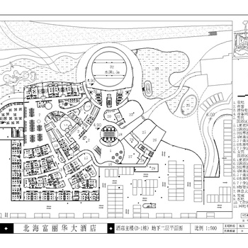 现代桑拿中心平面方案图|CAD施工图