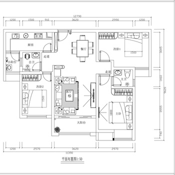 家装室内装修|CAD施工图