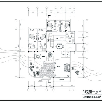 徽派别墅建筑|CAD施工图