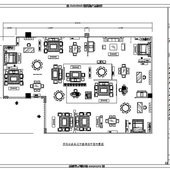家具专卖店装修施工图|CAD施工图+效果图