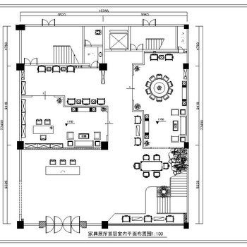 家具专卖店装修施工图|CAD施工图