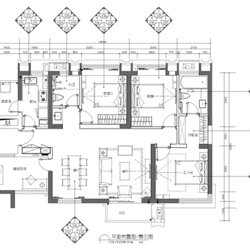 住宅大平层精装图纸|CAD施工图