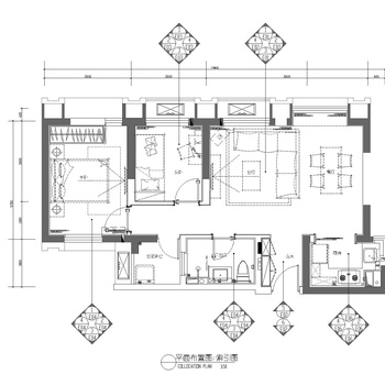 现代家装施工图|CAD施工图