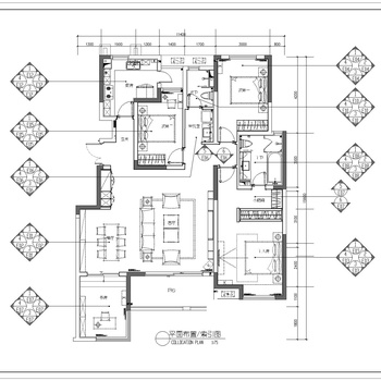 精装住宅施工图|CAD施工图