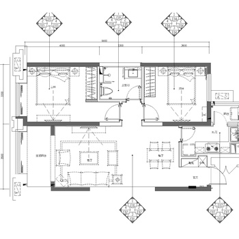 精装住宅图纸|CAD施工图