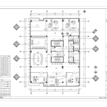 办公楼整套设计图纸|CAD施工图