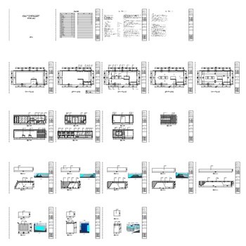 信息展厅施工图|CAD施工图