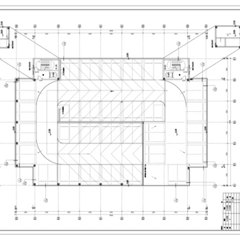 高效机动车停车库建筑施工图|CAD施工图