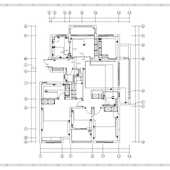 浙江某143㎡建筑住宅楼水电图纸|CAD施工图